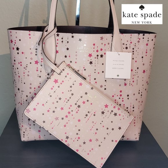 kate spade Handbags - Kate spade twinkle stars Reversible tote with Pouch
